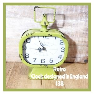 Retro Clock Designed in England